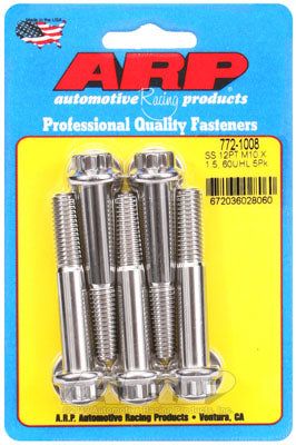 772-1008, ARP 772-1008 Metric Thread Bolt Kit M10 x 1.50 x 60 12pt SS bolts в ОАЭ, Дубай. Состояние - новое. Цена 290 AED. Фото, контакты продавца | AUTO.AE
