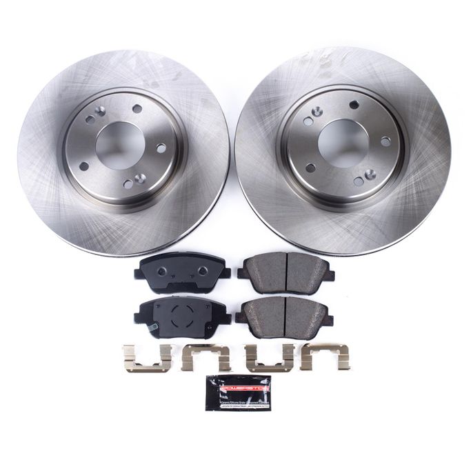 PWR-KOE5377, PowerStop Z17 Evolution Plus Stock Replacement Brake Kits for 2011-2016 OPTIMA, 2011-2015 SONATA - KOE5377 في الإمارات العربية المتحدة, دبي. Condition - new. Price 640 AED. Photo, seller contacts | AUTO.AE