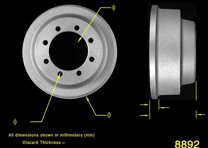 BEN-PDR0264, Bendix Brakes Brake Drums PDR0264 in UAE, Dubai. Condition - new. Price 470 AED. Photo, seller contacts | AUTO.AE