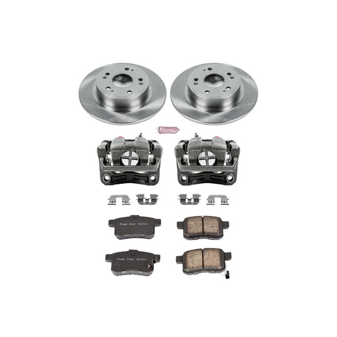 PWR-KCOE3127, PowerStop Z17 Evolution Plus Stock Replacement Brake Kits with Calipers for 2008-2010 ACCORD, 2009-2010 TSX - KCOE3127 in UAE, Dubai. Condition - new. Price 1,170 AED. Photo, seller contacts | AUTO.AE