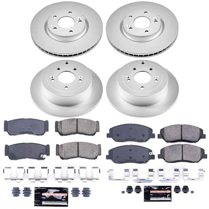 PWR-CPK4116-23, PowerStop Z23 Daily Driver Evolution Coated Brake Upgrade Kits for 2007-2009 SANTA FE - CPK4116-23 в ОАЭ, Дубай. Состояние - новое. Цена ⁦1 810 AED⁩. Фото, контакты продавца | AUTO.AE