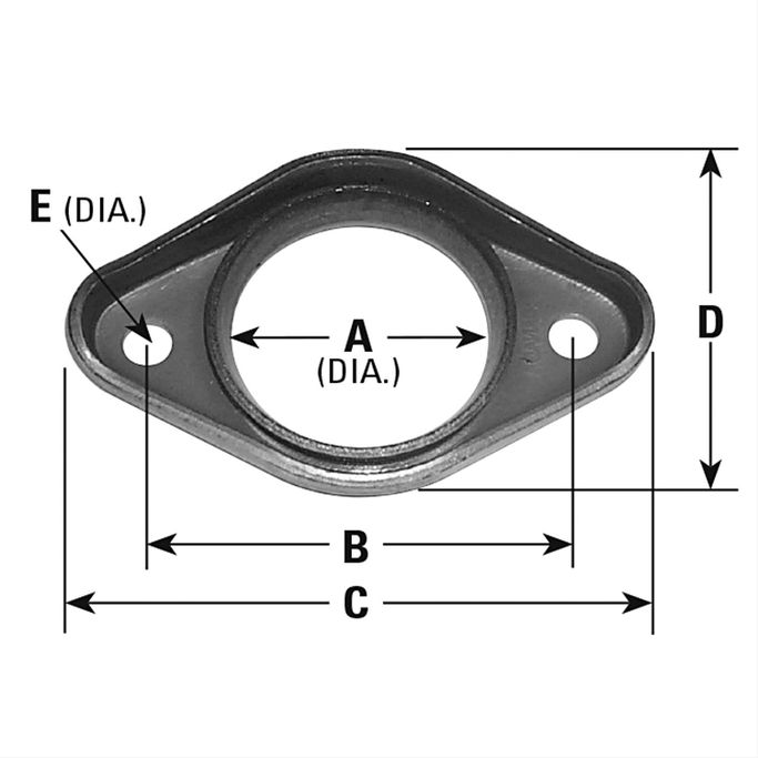 APH-9164, AP 2-Bolt 2.563 Inch Exhaust Flange 9164 в ОАЭ, Дубай. Состояние - новое. Цена 70 AED. Фото, контакты продавца | AUTO.AE