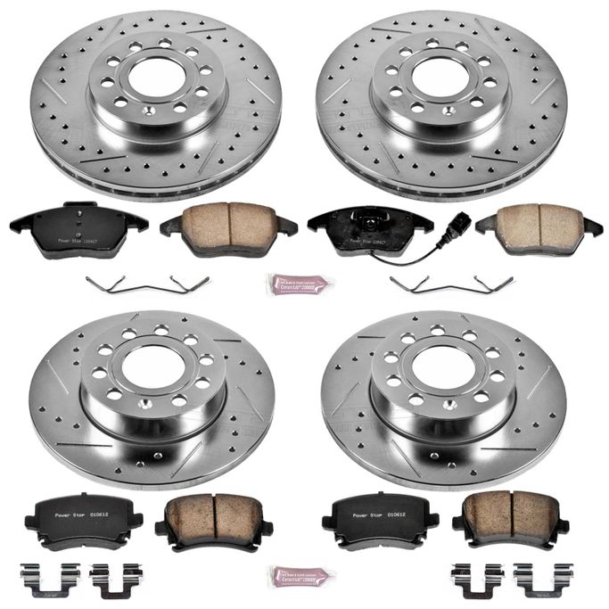 PWR-K4068, PowerStop Z23 Evolution Sport Brake Upgrade Kits for 2005-2010 JETTA, 2006-2009 RABBIT - K4068 в ОАЭ, Дубай. Состояние - новое. Цена 1 610 AED. Фото, контакты продавца | AUTO.AE