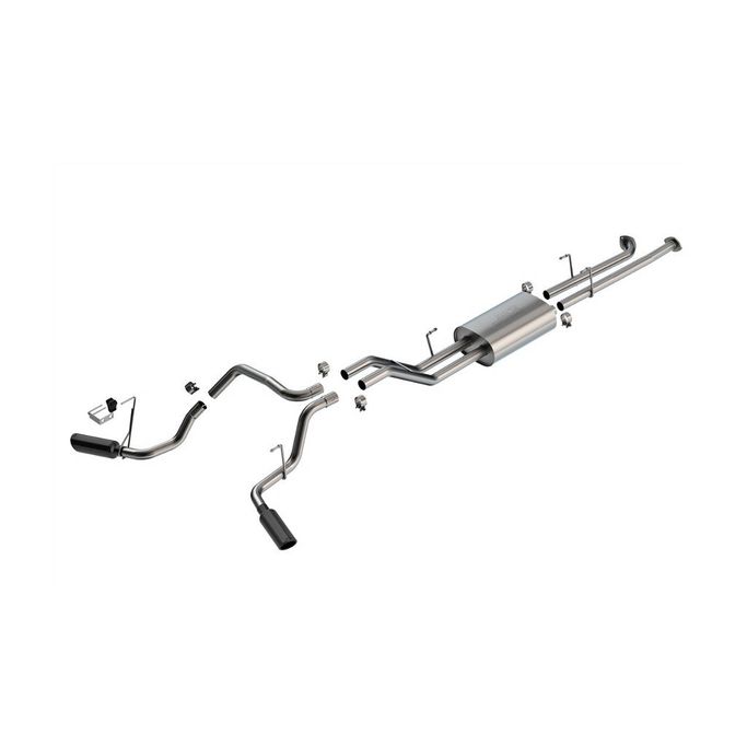 140238BC, BORLA 140238BC Cat-Back Exhaust 2.25", Touring (4" Black Chrome Tips) for TOYOTA Tundra 5.7L 2007-2008 in UAE, Dubai. Condition - new. Price ⁦8,160 AED⁩. Photo, seller contacts | AUTO.AE