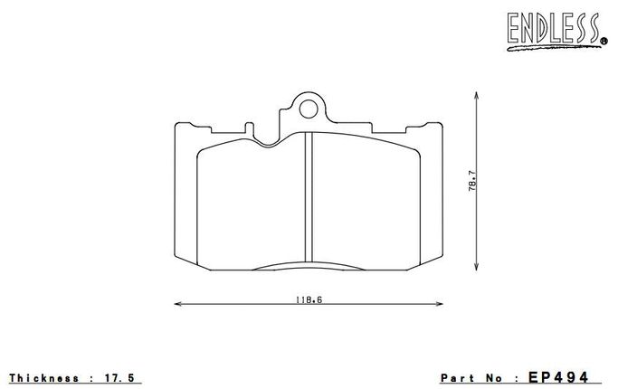 EP494SSY, ENDLESS EP494SSY Front brake pads TOYOTA MARK X GRX130/GRX133 2012/8-2014/9 في الإمارات العربية المتحدة, دبي. Condition - new. Price ⁦720 AED⁩. Photo, seller contacts | AUTO.AE