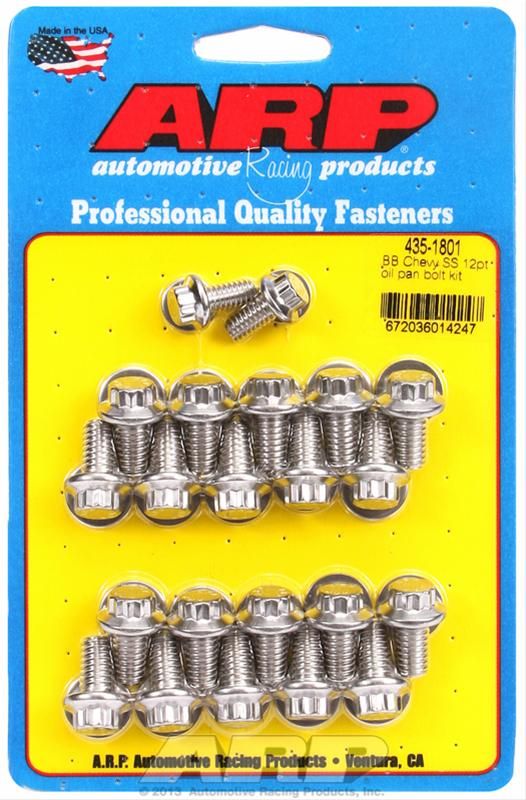 ARP-435-1801, ARP Oil Pan Bolt Kits 435-1801 in UAE, Dubai. Condition - new. Price 240 AED. Photo, seller contacts | AUTO.AE