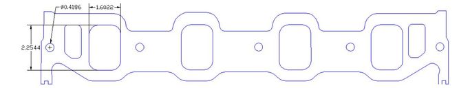 FOG-8384, Flatout Gaskets Intake Gaskets 8384 في الإمارات العربية المتحدة, دبي. Condition - new. Price 150 AED. Photo, seller contacts | AUTO.AE