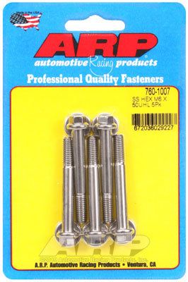 760-1007, ARP 760-1007 Metric Thread Bolt Kit M6 x 1.00 x 50 hex SS bolts в ОАЭ, Дубай. Состояние - новое. Цена 230 AED. Фото, контакты продавца | AUTO.AE