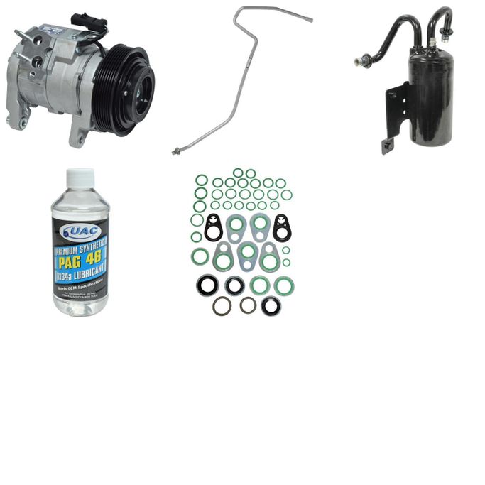 UAC-KT4900, Universal Air Conditioner Compressor Kits for 2003-2008 RAM 1500, RAM 2500, RAM 3500 - KT 4900 в ОАЭ, Дубай. Состояние - новое. Цена 1 210 AED. Фото, контакты продавца | AUTO.AE