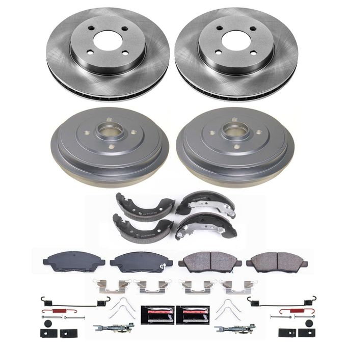 PWR-KOE15495DK, PowerStop Autospecialty Stock Replacement Disc and Drum Brake Kits for 2012-2019 VERSA, 2014-2019 VERSA NOTE - KOE15495DK in UAE, Dubai. Condition - new. Price 1,220 AED. Photo, seller contacts | AUTO.AE