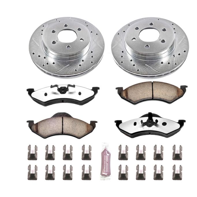 PWR-K2139-36, PowerStop Z36 Truck and Tow Brake Upgrade Kits for 2000-2002 DAKOTA, DURANGO - K2139-36 in UAE, Dubai. Condition - new. Price ⁦1,070 AED⁩. Photo, seller contacts | AUTO.AE