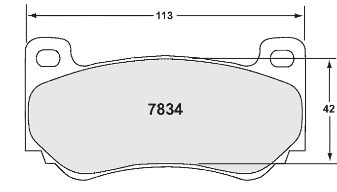 7834.01.16.44, PFC 7834.01.16.44 Brake pads RACE 01 CMPD 16MM Lotus Exige (2006-) Sport Cup (4 piston) في الإمارات العربية المتحدة, دبي. Condition - new. Price ⁦1,550 AED⁩. Photo, seller contacts | AUTO.AE