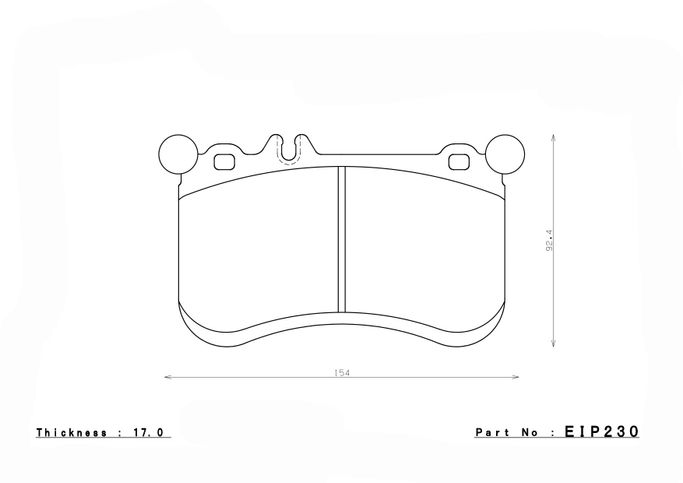 EIP230ME20, ENDLESS EIP230ME20 Front brake pads MERCEDES-Benz A45 AMG (W176) في الإمارات العربية المتحدة, دبي. Condition - new. Price 1,130 AED. Photo, seller contacts | AUTO.AE