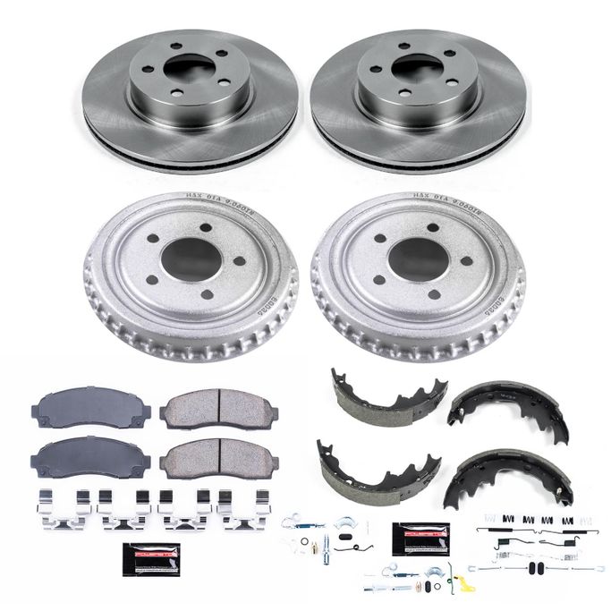 PWR-KOE15150DK, PowerStop Autospecialty Stock Replacement Disc and Drum Brake Kits for 2003-2009 RANGER, B4000, 2005 B3000 - KOE15150DK в ОАЭ, Дубай. Состояние - новое. Цена ⁦1 420 AED⁩. Фото, контакты продавца | AUTO.AE