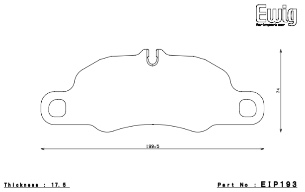 EIP193N35S, ENDLESS EIP193N35S Front brake pads PORSCHE 3.6 CARRERA/911(991) 3.4 CARRERA/4 في الإمارات العربية المتحدة, دبي. Condition - new. Price 1,130 AED. Photo, seller contacts | AUTO.AE