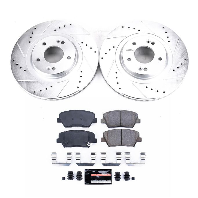 PWR-K7064, PowerStop Z23 Evolution Sport Brake Upgrade Kits for 2013-2018 SANTA FE SPORT, 2014-2020 SORENTO - K7064 in UAE, Dubai. Condition - new. Price ⁦1,140 AED⁩. Photo, seller contacts | AUTO.AE