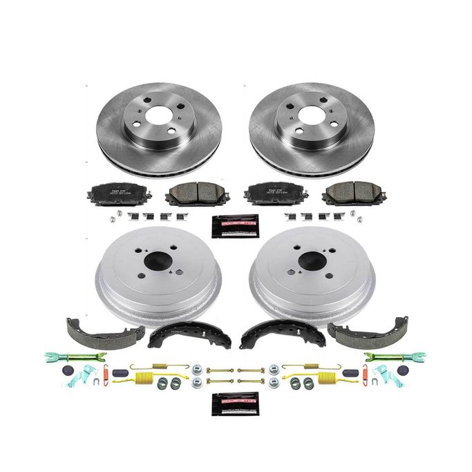 PWR-KOE15249DK, PowerStop Autospecialty Stock Replacement Disc and Drum Brake Kits for 2007-2015 YARIS - KOE15249DK في الإمارات العربية المتحدة, دبي. Condition - new. Price ⁦1,360 AED⁩. Photo, seller contacts | AUTO.AE