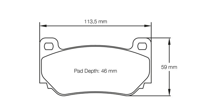 4349-RS42, PAGID 4349-RS42 Front brake pads RS42 LOTUS Exige V6 Sport 360 Cup / AP Racing CP7600 D46 في الإمارات العربية المتحدة, دبي. Condition - new. Price ⁦1,490 AED⁩. Photo, seller contacts | AUTO.AE