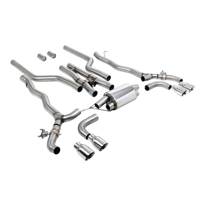 SSXBM1180, MILLTEK SSXBM1180 Cat-Back Exhaust, 3.15" (Polished GT-100 Trims) for BMW M5 / M5 Competition (F90) OPF/GPF في الإمارات العربية المتحدة, دبي. Condition - new. Price ⁦26,270 AED⁩. Photo, seller contacts | AUTO.AE