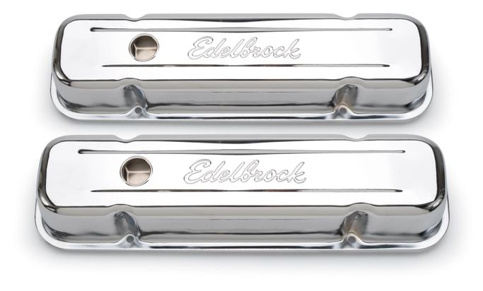 EDL-4457, Edelbrock Signature Series Chrome Valve Covers 4457 في الإمارات العربية المتحدة, دبي. Condition - new. Price ⁦460 AED⁩. Photo, seller contacts | AUTO.AE