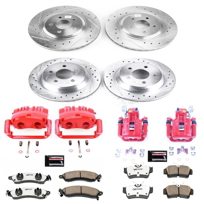 PWR-KC1305C-26, PowerStop Z26 Street Warrior Brake Upgrade Kits with Calipers for 1999-2004 MUSTANG - KC1305C-26 в ОАЭ, Дубай. Состояние - новое. Цена ⁦4 380 AED⁩. Фото, контакты продавца | AUTO.AE