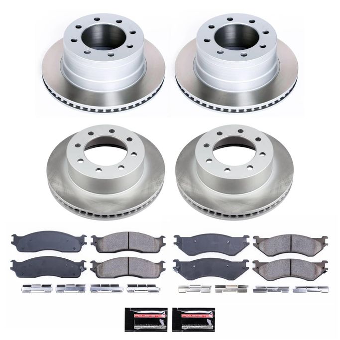 PWR-SC5468, PowerStop Z17 Evolution Plus Semi-Coated Rotor Brake Kits for 2003-2008 RAM 3500, RAM 2500, 2006-2008 RAM 1500 - SC5468 in UAE, Dubai. Condition - new. Price 2,650 AED. Photo, seller contacts | AUTO.AE