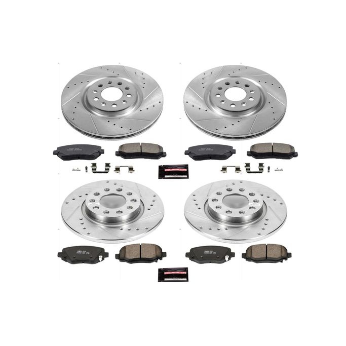 PWR-K6539, PowerStop Z23 Evolution Sport Brake Upgrade Kits for 2015-2017 200, 2014-2022 CHEROKEE - K6539 in UAE, Dubai. Condition - new. Price 1,860 AED. Photo, seller contacts | AUTO.AE