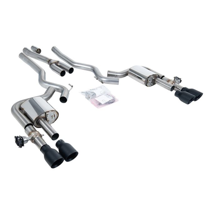 SSXFD440, MILLTEK SSXFD440 Cat-Back Exhaust, 2.76" (Cerakote Black GT-100 Trims) for FORD Mustang 2.3L Fastback (S650) 2024- في الإمارات العربية المتحدة, دبي. Condition - new. Price ⁦18,610 AED⁩. Photo, seller contacts | AUTO.AE