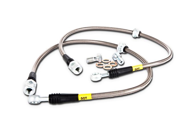 950.33521, STOPTECH 950.33521 Rear Stainless Steel Brake Line Kit AUDI/VW A3/Beetle/Eos/Golf 2009-2018 في الإمارات العربية المتحدة, دبي. Condition - new. Price ⁦280 AED⁩. Photo, seller contacts | AUTO.AE