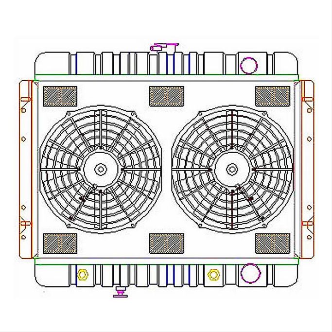 GRI-CU-70107, Griffin Exact Fit Radiator Combos for 1965 BEL AIR, BISCAYNE, IMPALA - CU-70107 في الإمارات العربية المتحدة, دبي. Condition - new. Price ⁦6,520 AED⁩. Photo, seller contacts | AUTO.AE