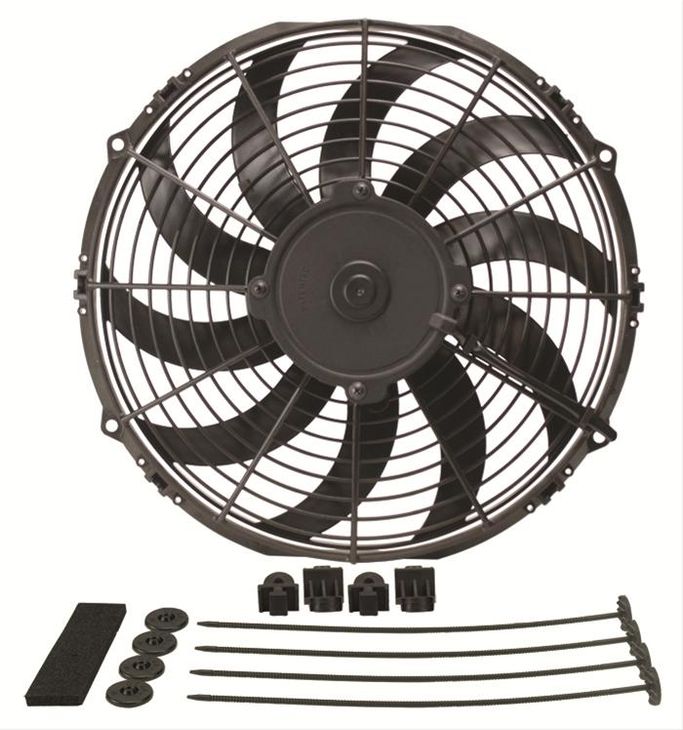 DER-16112, 12 Inch 1,328 CFM Derale High-Output Curved Blade Fan 16112 в ОАЭ, Дубай. Состояние - новое. Цена ⁦760 AED⁩. Фото, контакты продавца | AUTO.AE