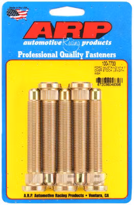 100-7733, ARP 100-7733 Wheel Stud Kit for FORD Mustang. M14. 1.0? over stock length في الإمارات العربية المتحدة, دبي. Condition - new. Price ⁦410 AED⁩. Photo, seller contacts | AUTO.AE