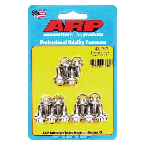 400-7502, ARP 400-7502 Valve Cover Bolt Kit for Stamped steel covers. SS. 12pt في الإمارات العربية المتحدة, دبي. Condition - new. Price ⁦280 AED⁩. Photo, seller contacts | AUTO.AE
