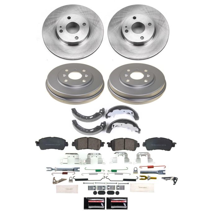 PWR-KOE15498DK, PowerStop Autospecialty Stock Replacement Disc and Drum Brake Kits for 2016 IA, 2019-2020 YARIS, 2017-2018 YARIS IA - KOE15498DK in UAE, Dubai. Condition - new. Price ⁦1,080 AED⁩. Photo, seller contacts | AUTO.AE