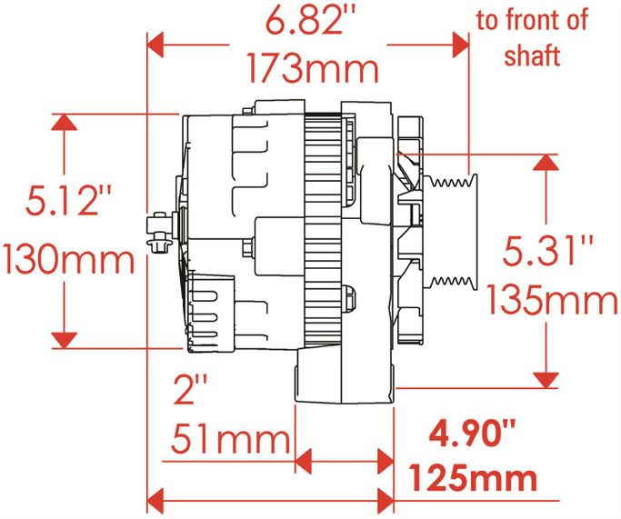 PWM-7861, Powermaster Street Alternators 7861 в ОАЭ, Дубай. Состояние - новое. Цена 830 AED. Фото, контакты продавца | AUTO.AE