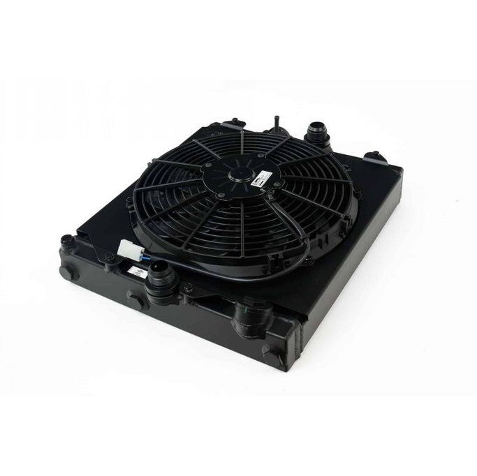 2858XB, CSF 2858XB Half Cooling Radiator with 12″ SPAL Fan (black) for MITSUBISHI Evolution 7/8/9 in UAE, Dubai. Condition - new. Price 3,350 AED. Photo, seller contacts | AUTO.AE