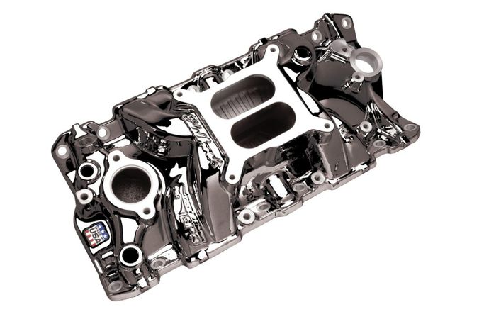 EDL-7501-BP, Edelbrock Performer RPM Air-Gap Intake Manifolds 7501-BP in UAE, Dubai. Condition - new. Price 2,960 AED. Photo, seller contacts | AUTO.AE