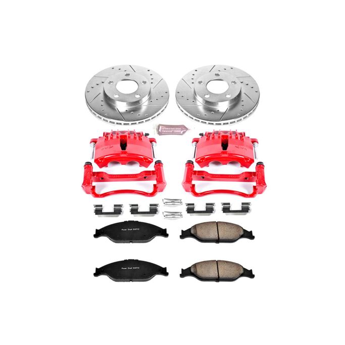 PWR-KC1301, PowerStop Z23 Evolution Sport Brake Upgrade Kits with Calipers for 1999-2002 MUSTANG - KC1301 في الإمارات العربية المتحدة, دبي. Condition - new. Price ⁦2,250 AED⁩. Photo, seller contacts | AUTO.AE