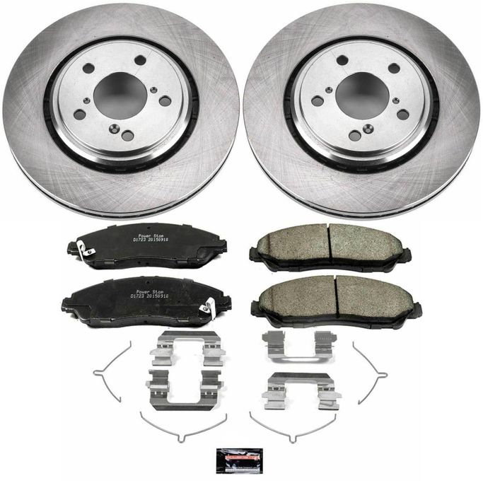 PWR-KOE7352, PowerStop Z17 Evolution Plus Stock Replacement Brake Kits for 2017-2020 MDX, 2016-2022 PILOT, 2017-2025 RIDGELINE - KOE7352 in UAE, Dubai. Condition - new. Price 890 AED. Photo, seller contacts | AUTO.AE