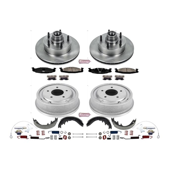 PWR-KOE15091DK, PowerStop Autospecialty Stock Replacement Disc and Drum Brake Kits for 1994-1996 E-150 ECONOLINE, F-150 - KOE15091DK in UAE, Dubai. Condition - new. Price ⁦2,100 AED⁩. Photo, seller contacts | AUTO.AE