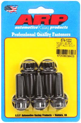 674-1002, ARP 674-1002 Metric Thread Bolt Kit M12 x 1.50 x 30 12pt black oxide bolts في الإمارات العربية المتحدة, دبي. Condition - new. Price 220 AED. Photo, seller contacts | AUTO.AE
