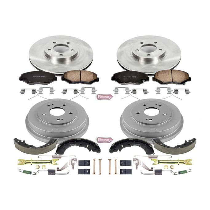 PWR-KOE15107DK, PowerStop Autospecialty Stock Replacement Disc and Drum Brake Kits for 2003-2007 ACCORD - KOE15107DK в ОАЭ, Дубай. Состояние - новое. Цена ⁦1 330 AED⁩. Фото, контакты продавца | AUTO.AE