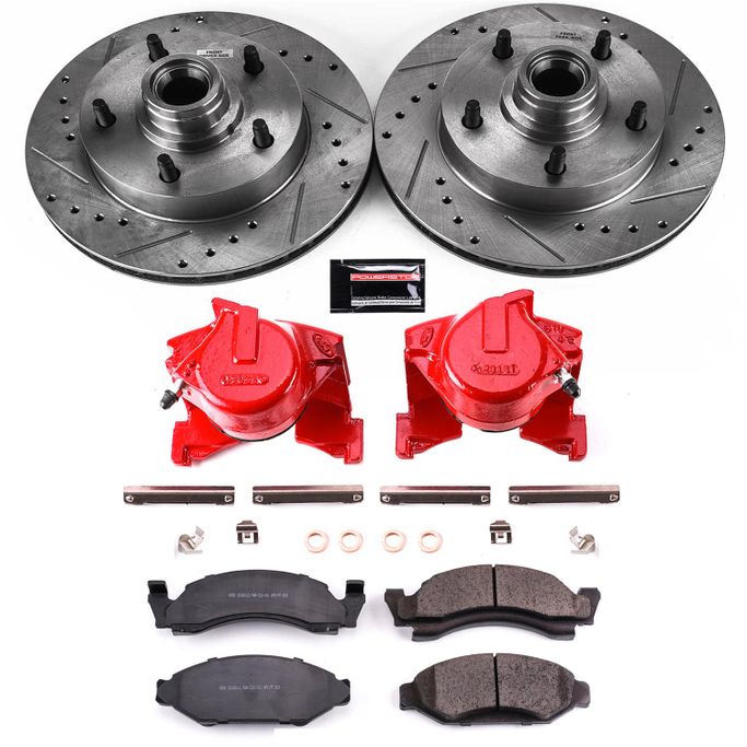 PWR-KC2578, PowerStop Z23 Evolution Sport Brake Upgrade Kits with Calipers for 1986 E-150 ECONOLINE, E-150 ECONOLINE CLUB WAGON, F-150 - KC2578 в ОАЭ, Дубай. Состояние - новое. Цена ⁦3 070 AED⁩. Фото, контакты продавца | AUTO.AE