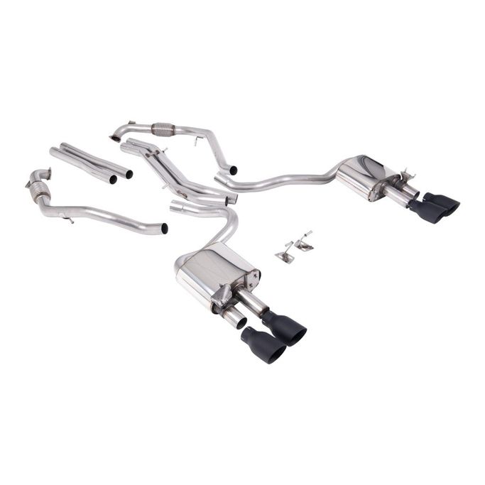 SSXAU1157, MILLTEK SSXAU1157 Cat-Back Exhaust, 2.5'' (Quad GT-100 Cerakote Black Trims) for AUDI S5 Coupe / Sportback RHD (B9) 2017- in UAE, Dubai. Condition - new. Price ⁦16,170 AED⁩. Photo, seller contacts | AUTO.AE