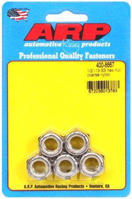 400-8667, ARP 400-8667 Nut Kit 1/2"-13 SS coarse nyloc hex в ОАЭ, Дубай. Состояние - новое. Цена 160 AED. Фото, контакты продавца | AUTO.AE