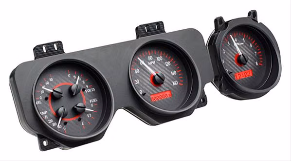 DAK-VHX-70PGTOCB, Dakota Digital VHX Series Direct-Fit Analog Gauge Systems for 1970-1972 GTO - VHX-70P-GTO-C-B في الإمارات العربية المتحدة, دبي. Condition - new. Price ⁦4,520 AED⁩. Photo, seller contacts | AUTO.AE