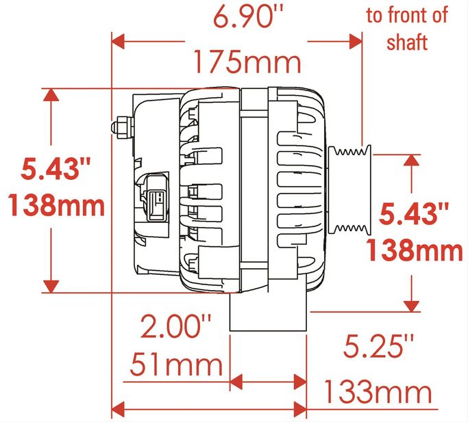 PWM-8247, Powermaster Street Alternators 8247 في الإمارات العربية المتحدة, دبي. Condition - new. Price 1,160 AED. Photo, seller contacts | AUTO.AE