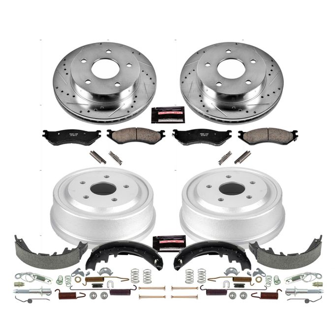 PWR-K15165DK, PowerStop Z23 Evolution Sport Disc and Drum Brake Upgrade Kits for 2000-2001 RAM 1500 - K15165DK في الإمارات العربية المتحدة, دبي. Condition - new. Price 2,380 AED. Photo, seller contacts | AUTO.AE