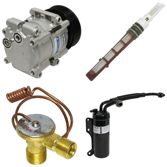 UAC-CK4123, Universal Air Conditioner Air Conditioning Short Compressor Kits for 1997 E-350 ECONOLINE CLUB WAGON, ECONOLINE SUPER DUTY - CK 4123 in UAE, Dubai. Condition - new. Price 940 AED. Photo, seller contacts | AUTO.AE