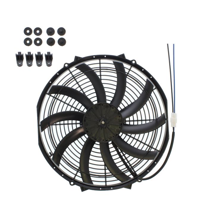 SUM-381145, 14 Inch 1,555 CFM Summit Racing™ Low-Profile High CFM Electric Fan SUM-381145 в ОАЭ, Дубай. Состояние - новое. Цена ⁦690 AED⁩. Фото, контакты продавца | AUTO.AE